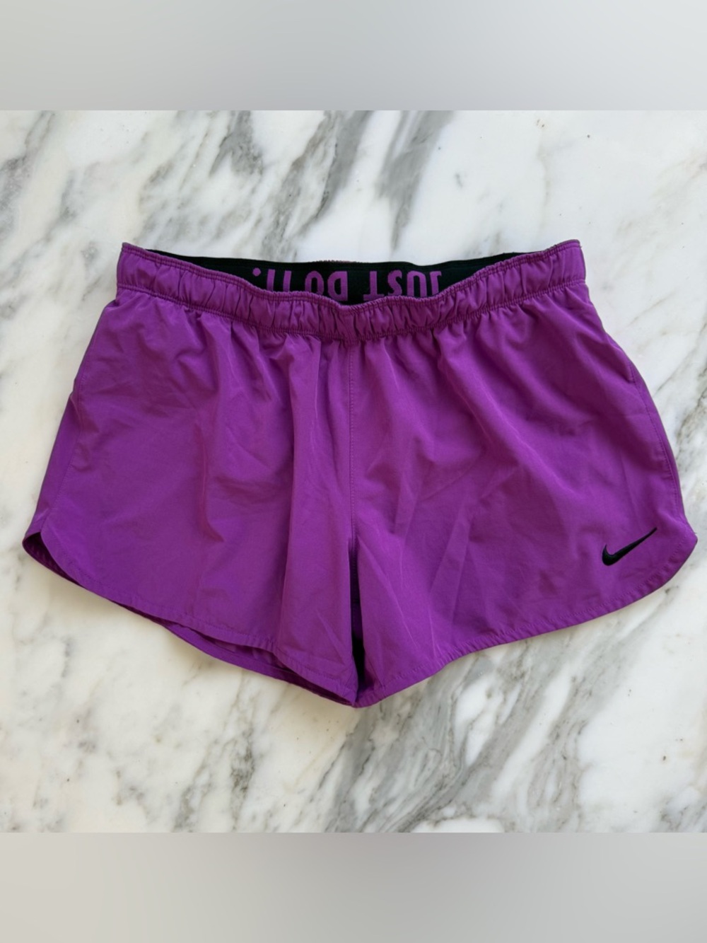 Nike Women's Purple Dri-FIT Running Shorts • Sz M
